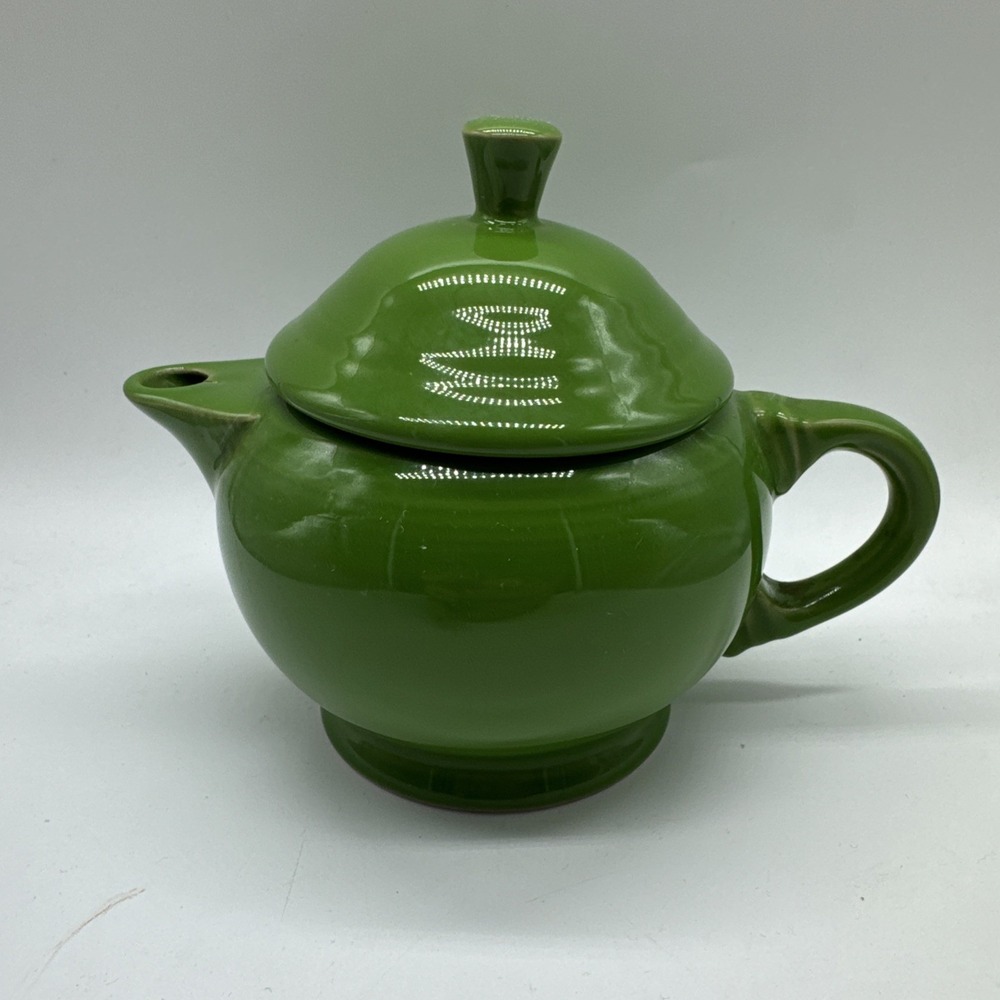 Fiesta Shamrock Green Small Teapot with Lid Fiestaware